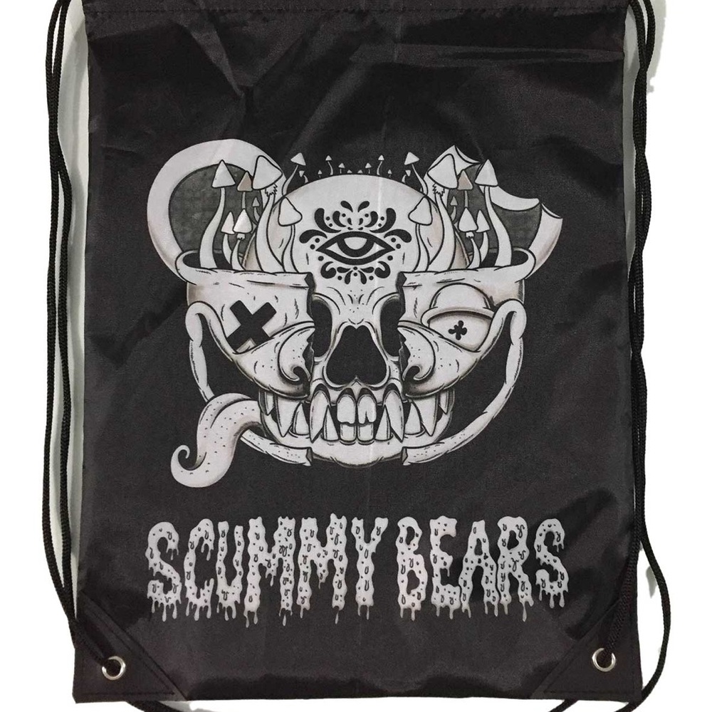 Black Drawstring Bag
